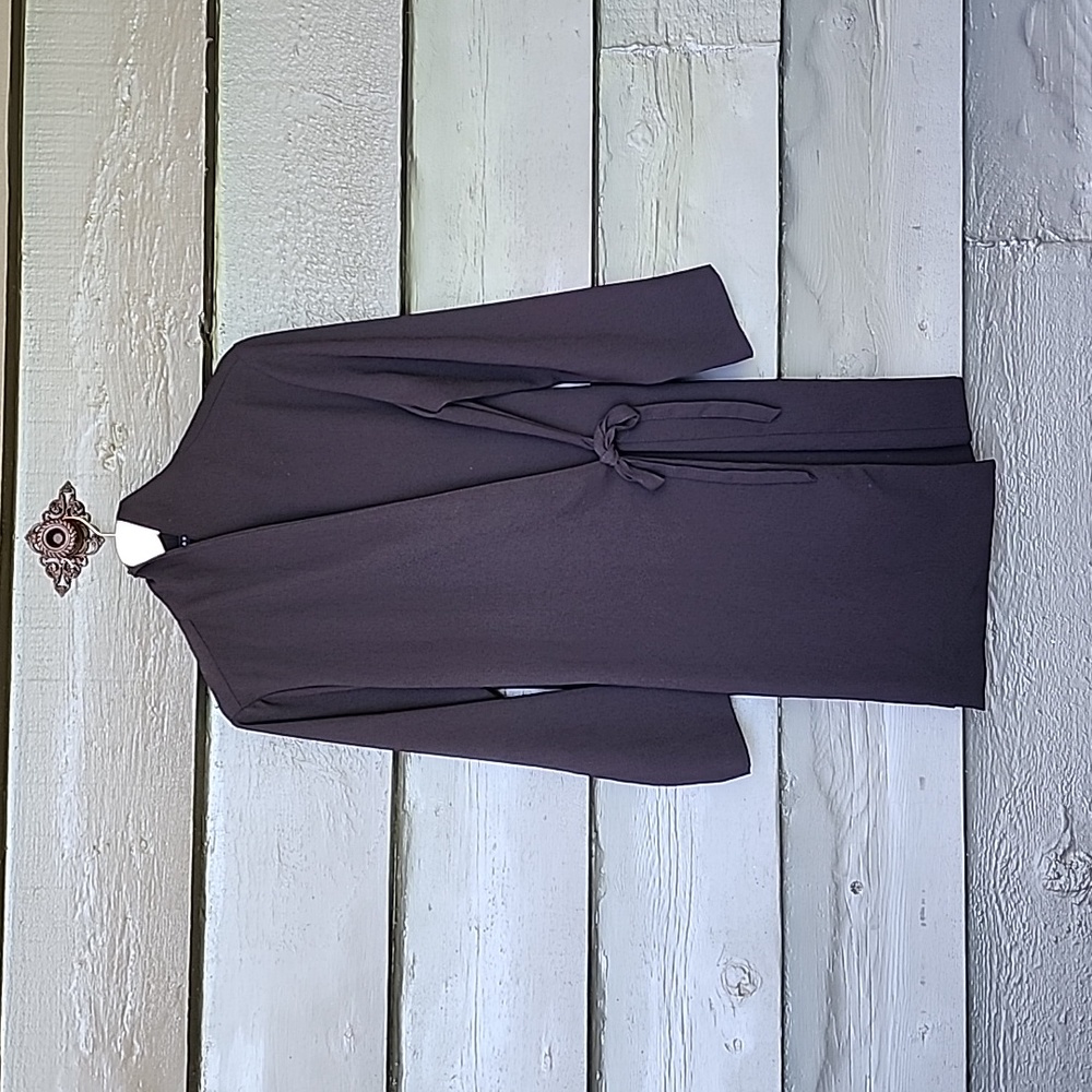 088 ZARA Black Wrap Dress
